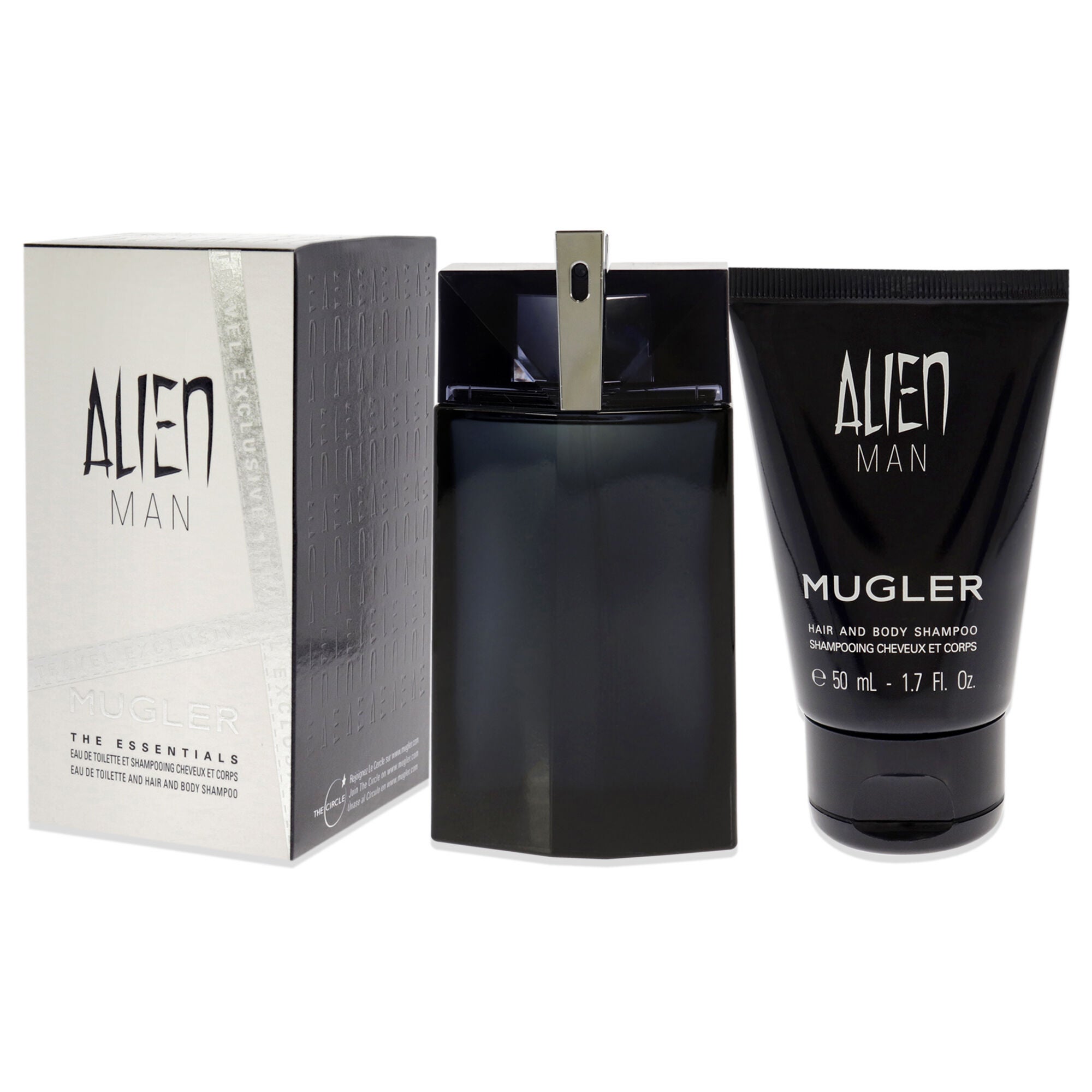 Alien Man by Thierry Mugler for Men - 2 Pc Gift Set 3.4 oz EDT Spray, 1.7oz Hair and Body Shampoo, See Description, alternate image number 3
