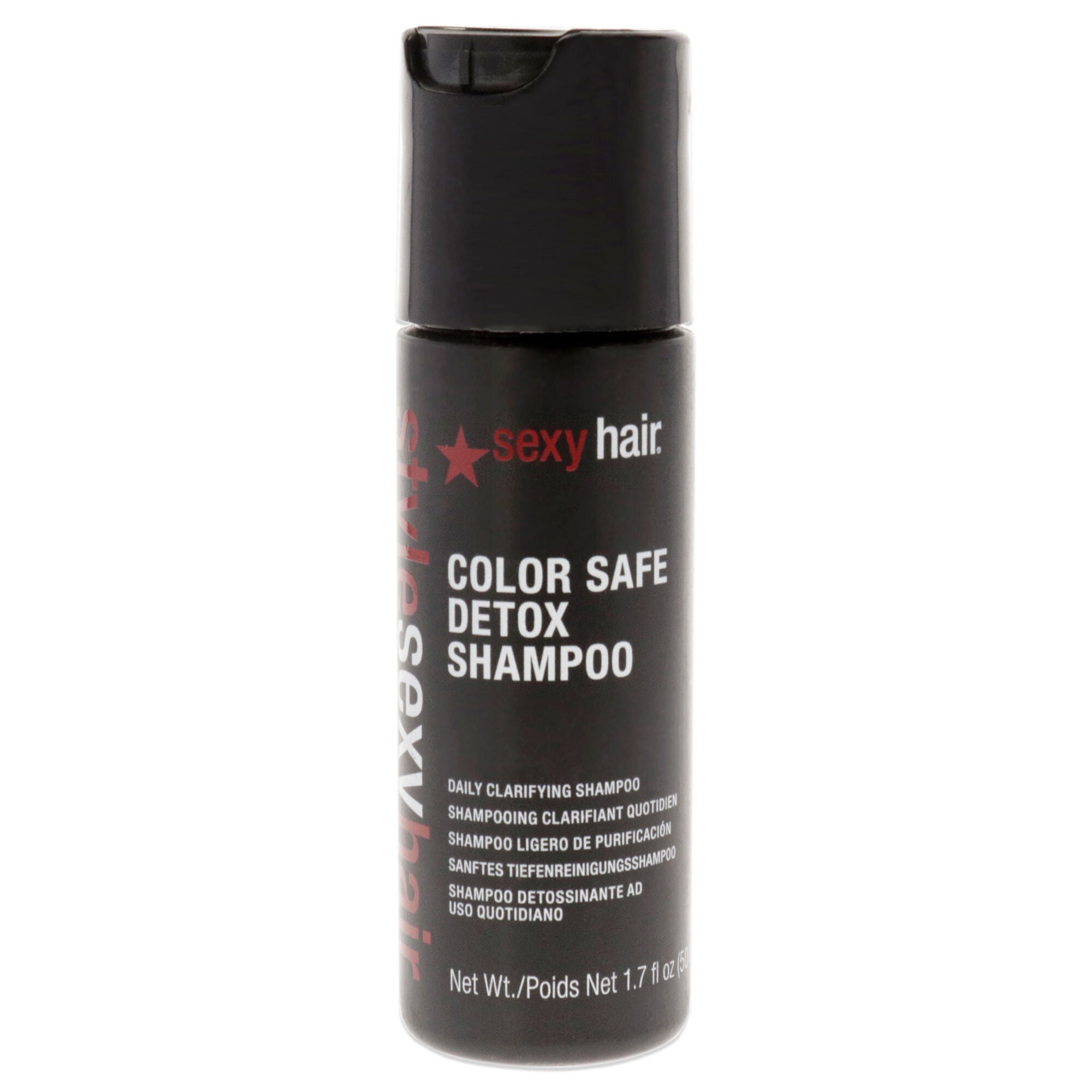 Style Sexy Hair Color Safe Detox Shampoo by Sexy Hair for Unisex - 1.7 oz Shampoo, See Description, hi-res image number 0