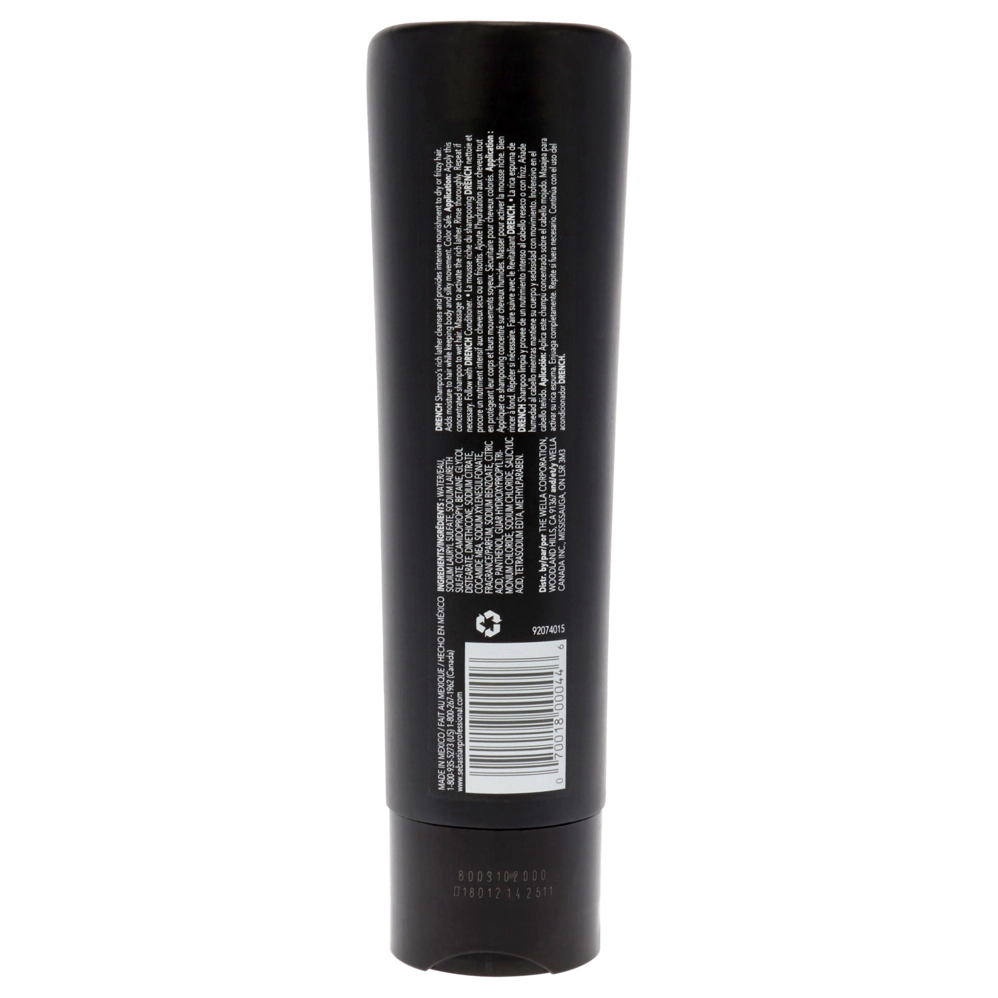 Drench Moisturizing Shampoo by Sebastian for Unisex - 8.4 oz Shampoo, , alternate image number 3