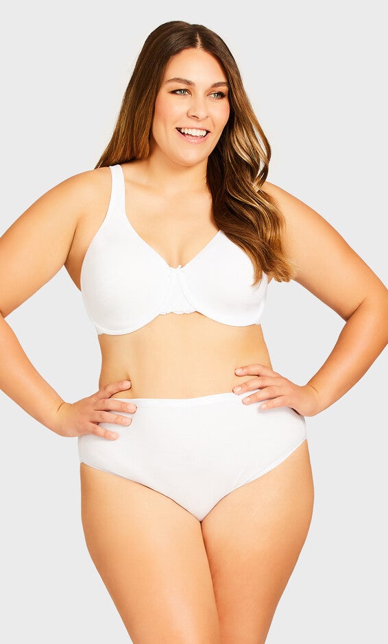 Comfort Hi Cut Brief - white, White, hi-res image number 0