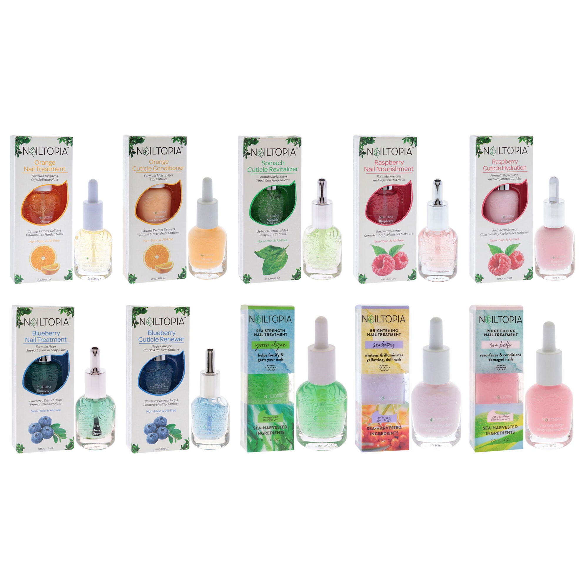 Nailtopia NailTreatment Kit by Nailtopia for Women - 10 Pc Kit, See Description, alternate image number 1