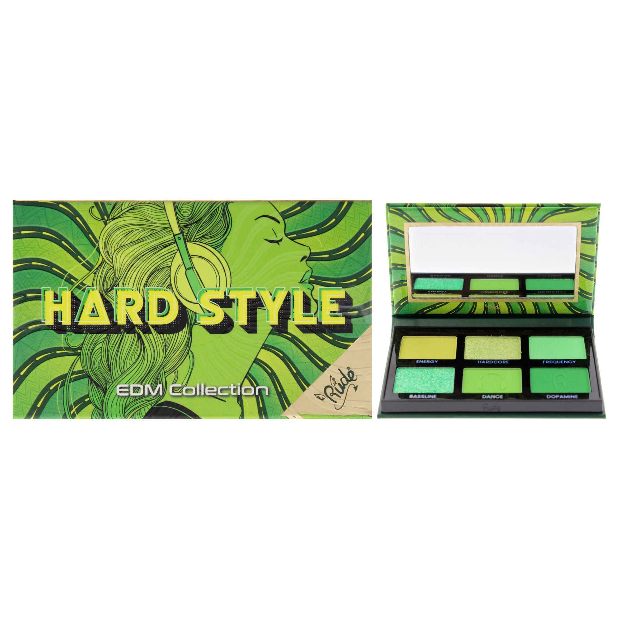 EDM Collection - Hard Style by Rude Cosmetics for Women - 0.21 oz Eye Shadow, See Description, hi-res image number 0
