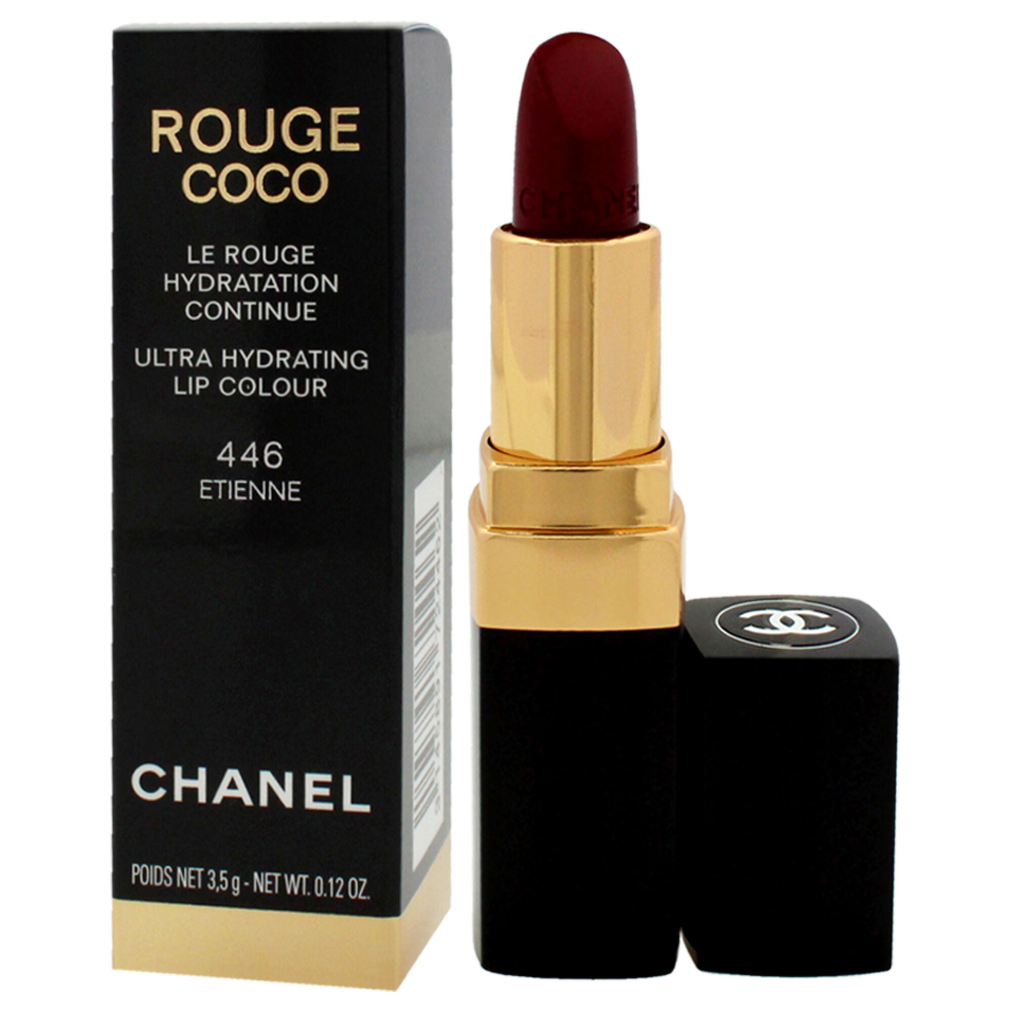 Rouge Coco Ultra Hydrating Lip Colour - 446 Etienne by Chanel for Women - 0.12 oz Lipstick (Limited Edition), See Description, alternate image number 3