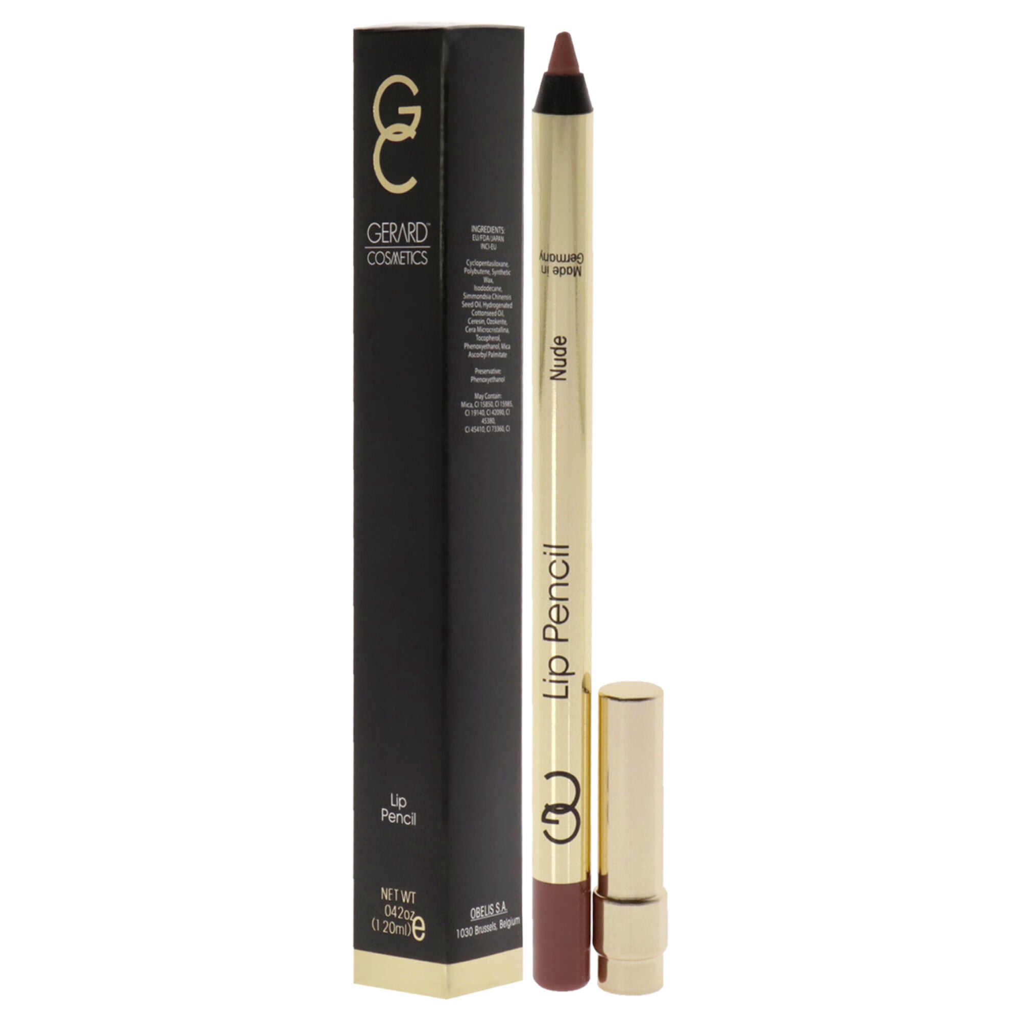 Lip Pencil - Nude by Gerard Cosmetic for Women - 0.04 oz Lip Pencil, See Description, alternate image number 3