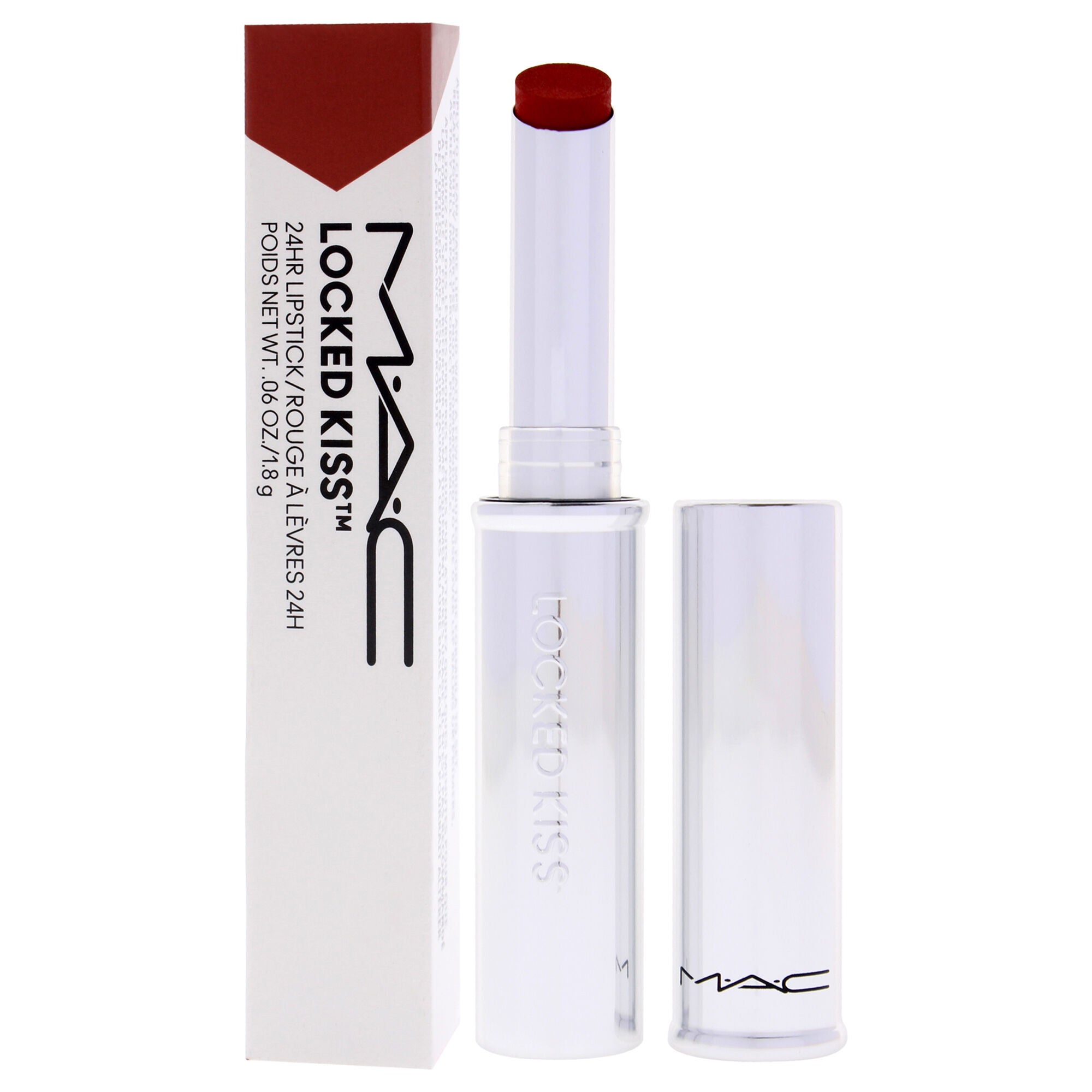Locked Kiss 24HR Lipstick - 99 Extra Chili by MAC for Women - 0.06 oz Lipstick, Red, alternate image number 2