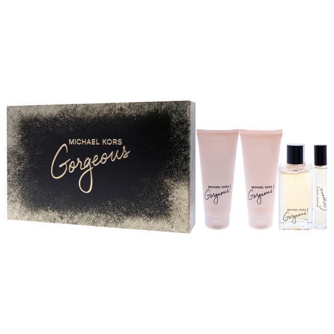Gorgeous by Michael Kors for Women - 4 Pc Gift Set 3.4oz EDP Spray, 0.3oz EDP Spray, 3.4oz Body Lotion, 3.4oz Shower Gel, , alternate image number 8