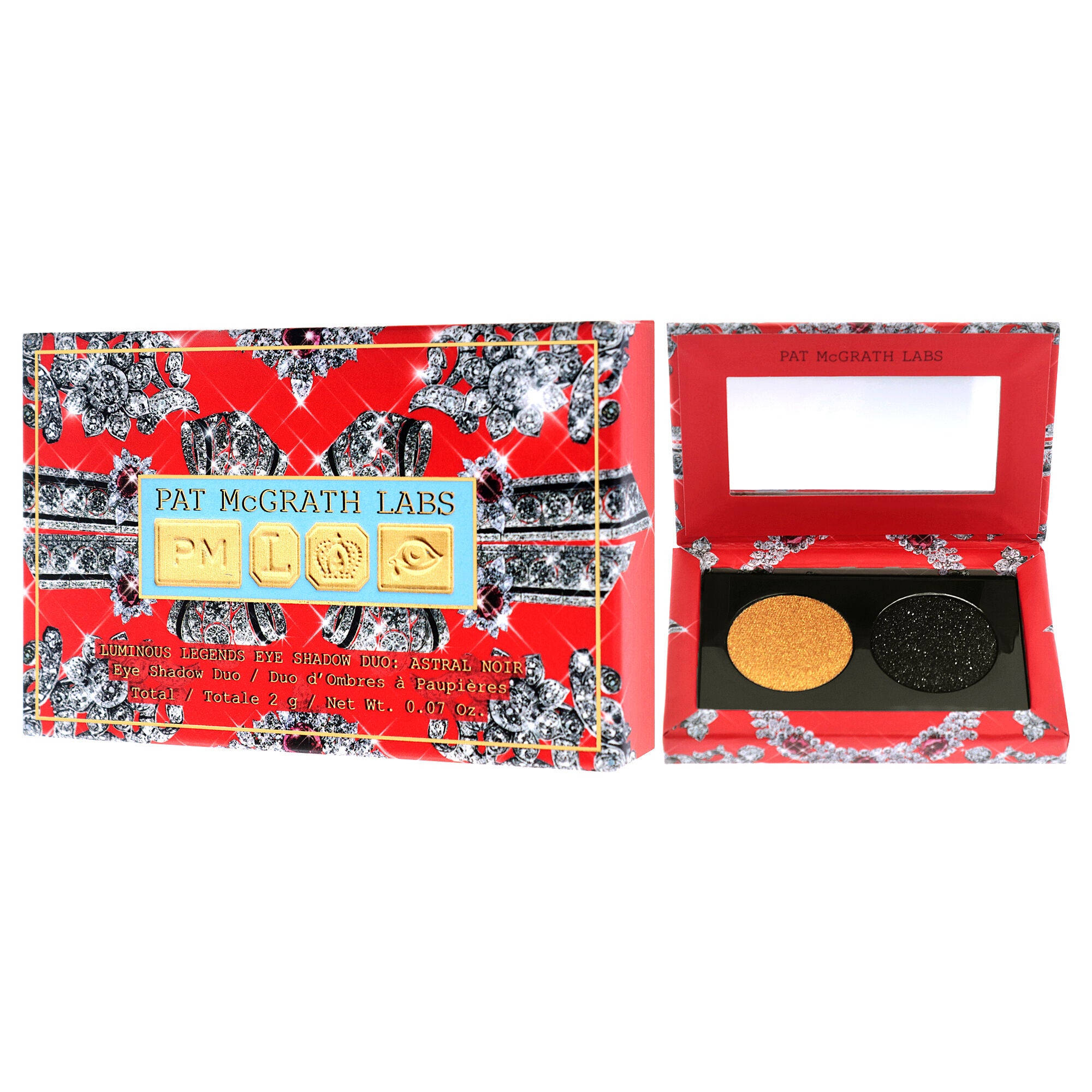 Luminous Legends Eye Shadow Duo - Astral Noir by Pat Mcgrath Labs for Women - 0.07 oz Eye Shadow, Multi, alternate image number 3