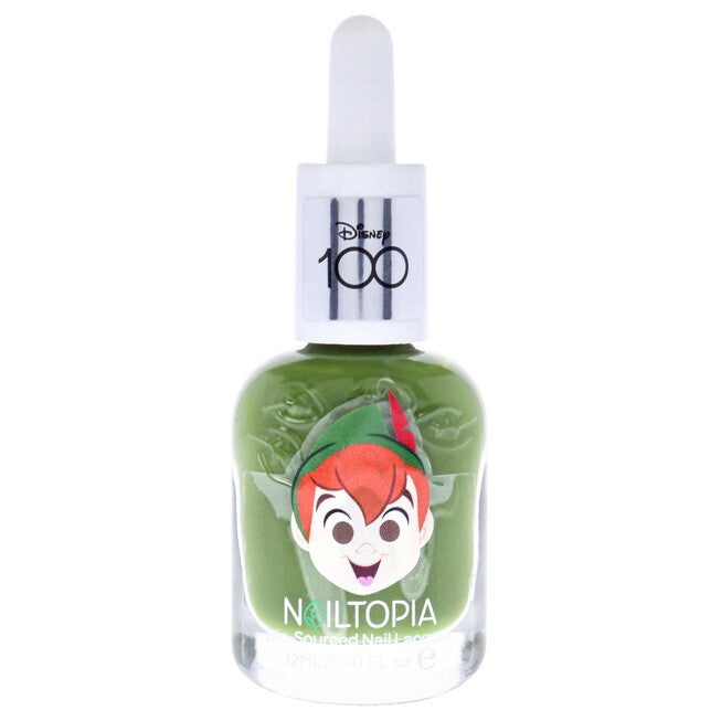 Bio-Sourced Chip Free Nail Lacquer Disney Collection Peter Pan - Army Green Creme by Nailtopia for Women - 0.41 oz Nail Polish, See Description, hi-res image number 0