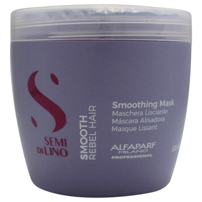 Semi Di Lino Smooth Smoothing Mask by Alfaparf Milano for Unisex - 16.9 oz Masque, See Description, hi-res image number 0
