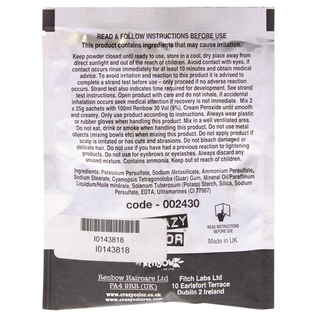 Powder Bleach by Crazy Color for Unisex - 0.88 oz Powder, See Description, alternate image number 2