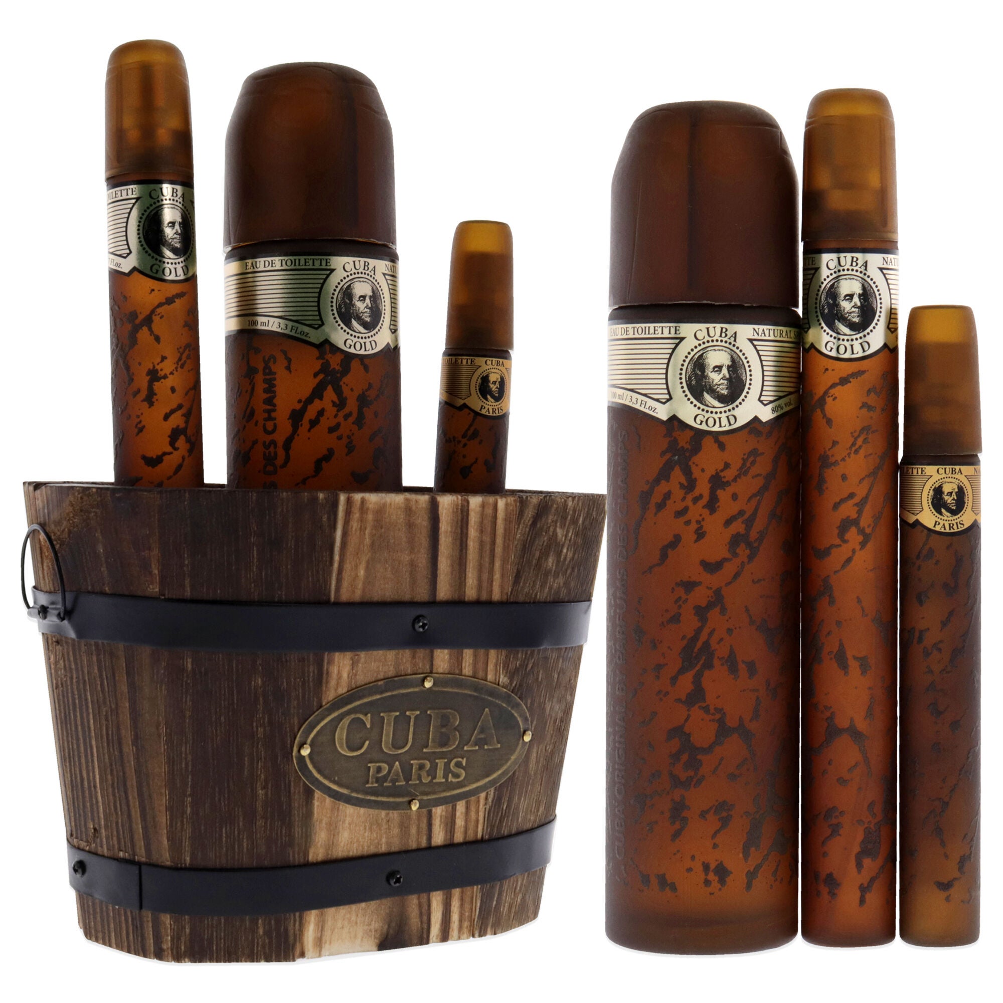 Cuba Gold by Cuba for Men - 3 Pc Gift Set 3.3oz EDT Spray, 1.17oz EDT Spray, 0.5oz EDT Spray, , alternate image number 6