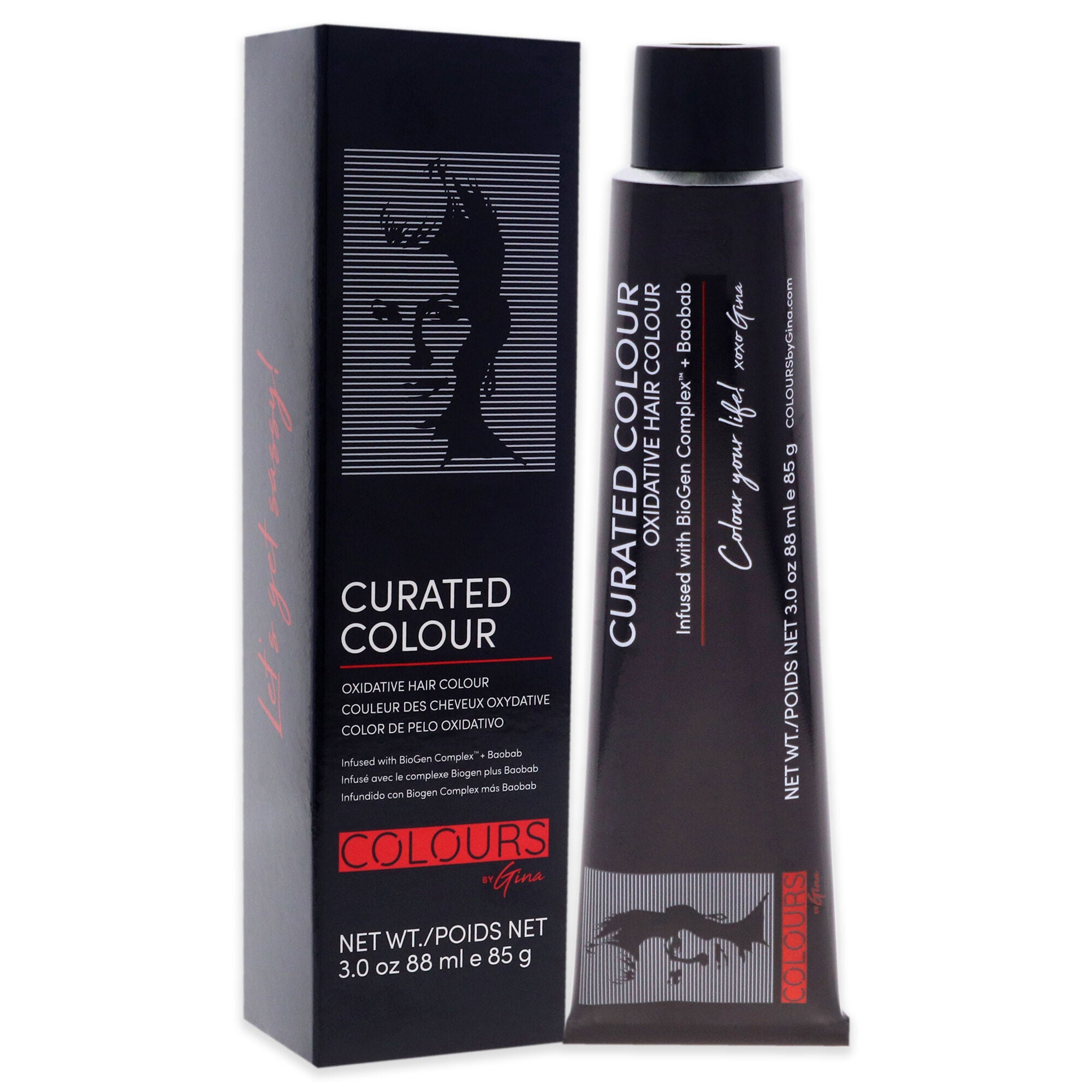 Curated Colour - 6.6-6R Dark Reddish Blonde by Colours By Gina for Unisex - 3 oz Hair Color, See Description, alternate image number 2