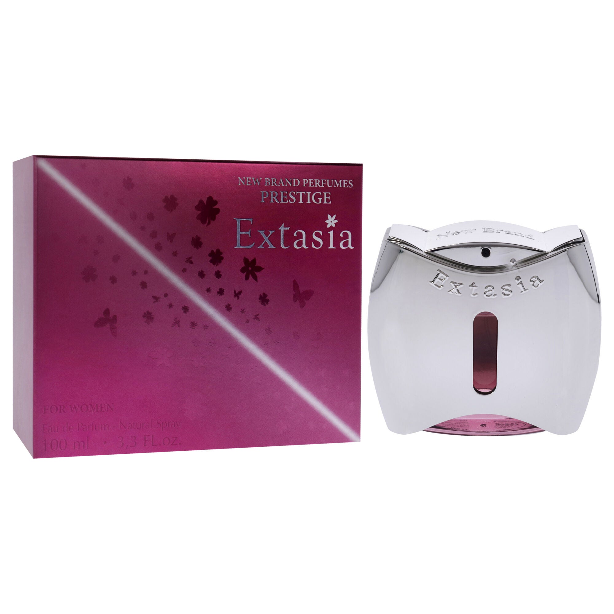Extasia by New Brand for Women - 3.3 oz EDP Spray, Clear, alternate image number 1