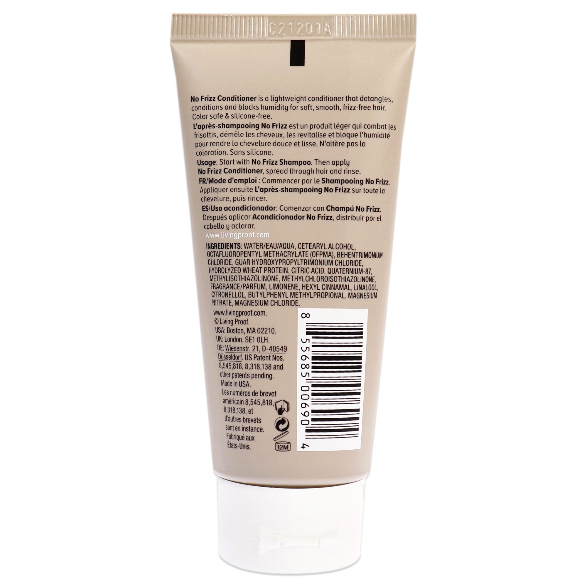 No Frizz Conditioner by Living Proof for Unisex - 2 oz Conditioner, See Description, alternate image number 1