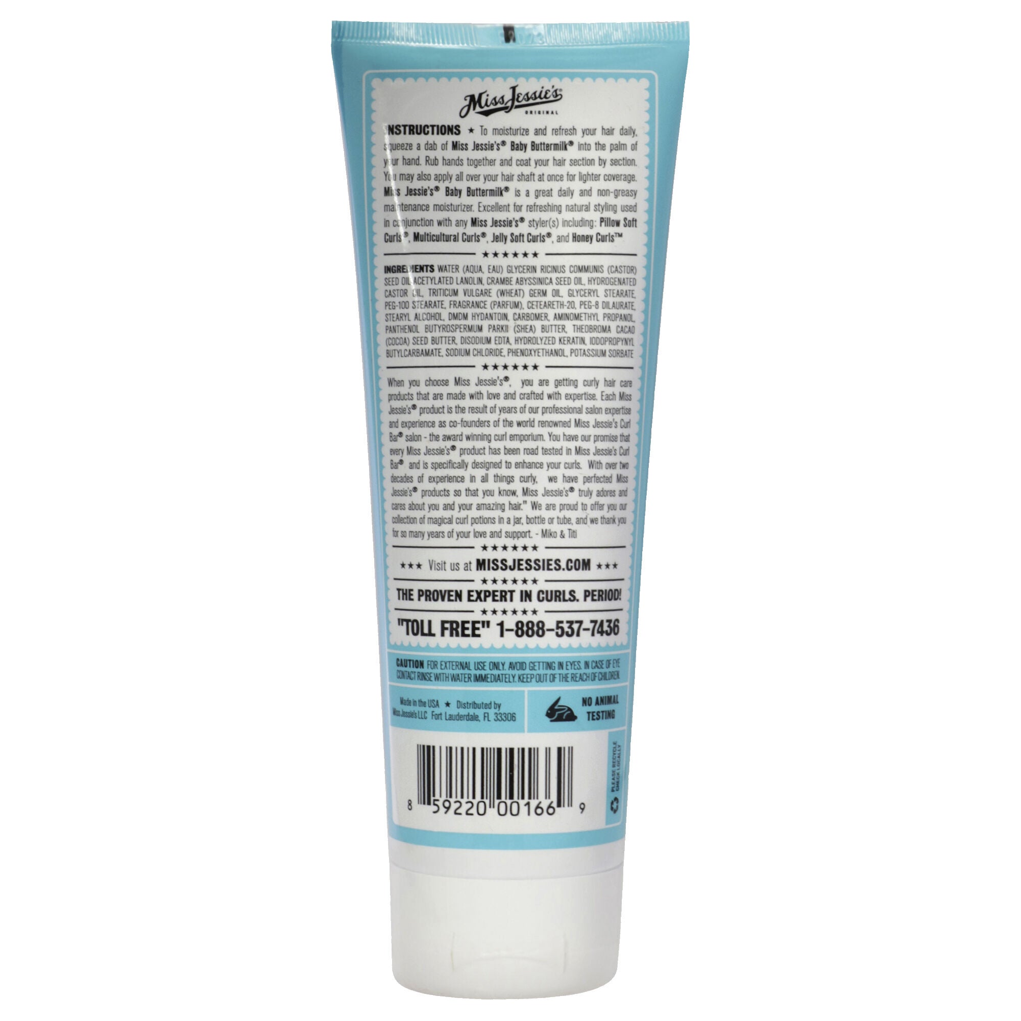 Baby Buttermilk by Miss Jessies for Unisex - 8.5 oz Cream, See Description, alternate image number 1
