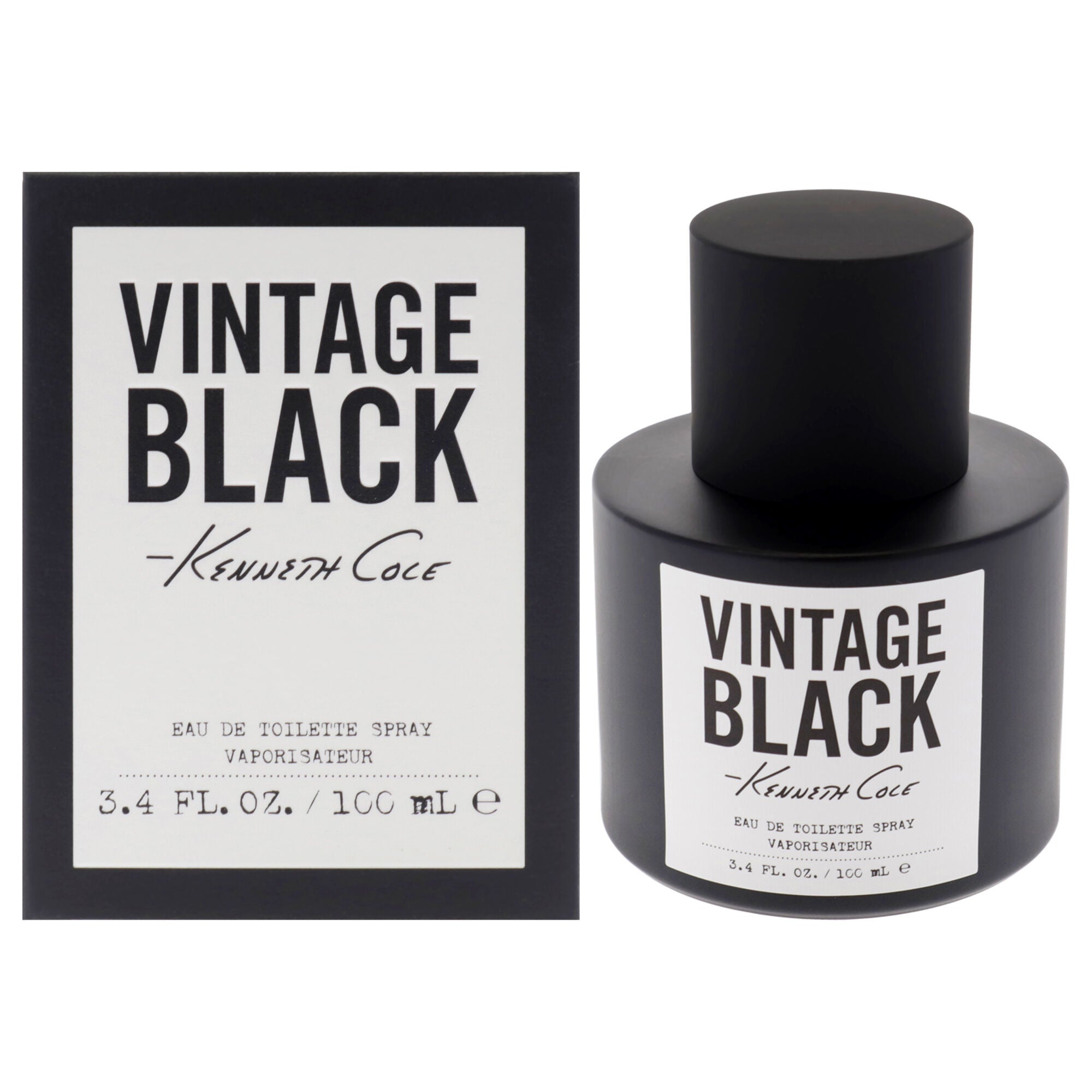 Kenneth Cole Vintage Black by Kenneth Cole for Men - 3.4 oz EDT Spray, See Description, hi-res image number 0