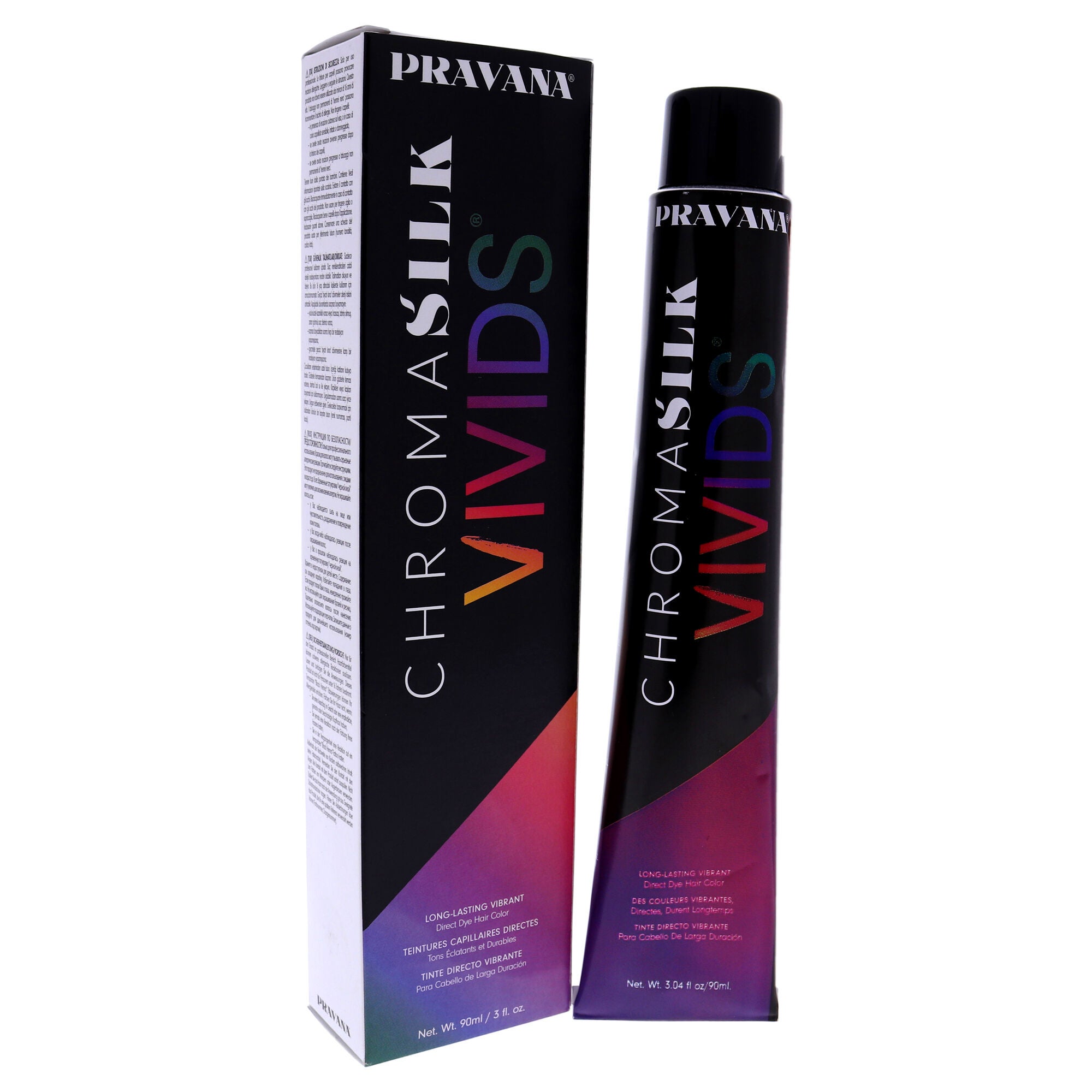 ChromaSilk Vivids Long-Lasting Vibrant Color - Orange by Pravana for Unisex - 3 oz Hair Color, See Description, alternate image number 2