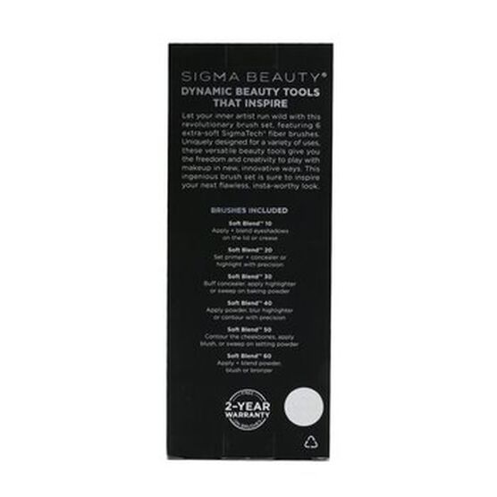 Soft Blend Brush Set (6x Multifunctional Brushes), , alternate image number null