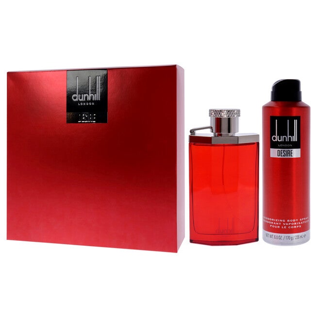 Desire Red by Alfred Dunhill for Men - 2 Pc Gift Set 3.4oz EDT Spray, 6oz Deodorant Spray, See Description, alternate image number 3