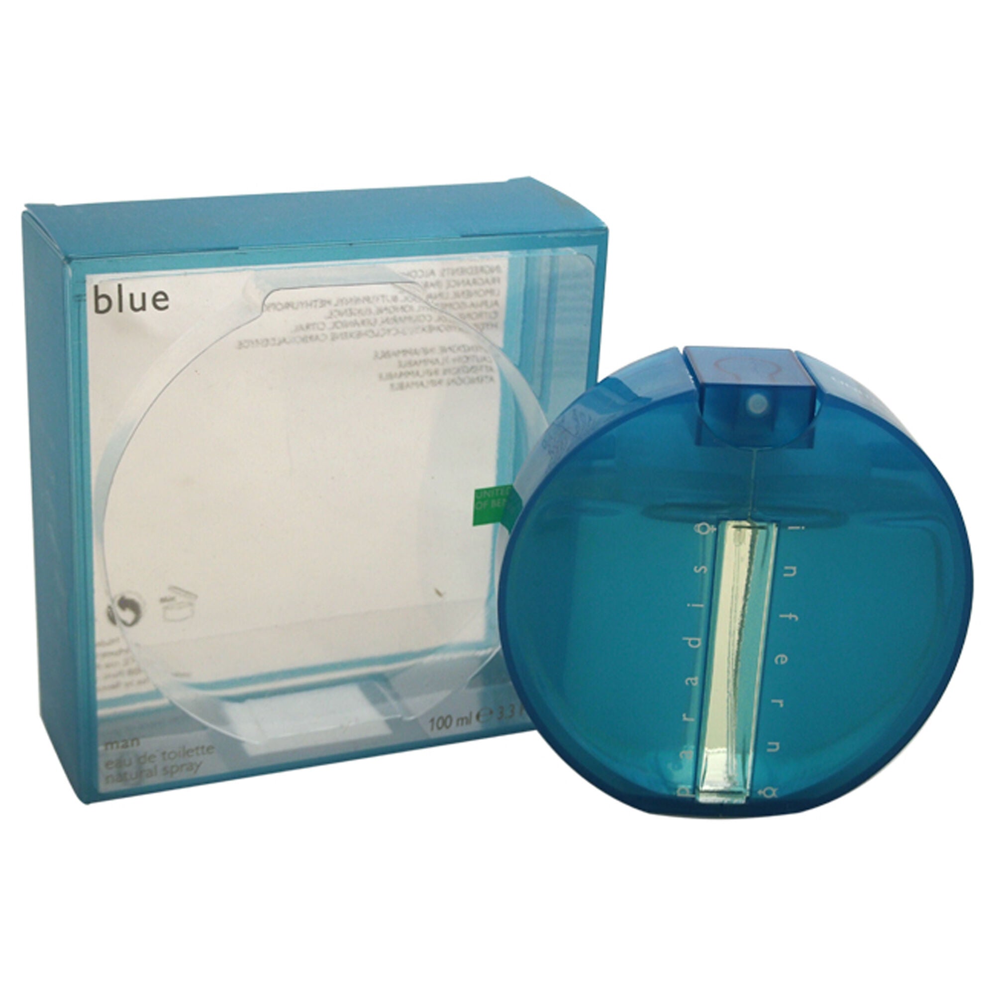 Paradiso Inferno Blue by United Colors of Benetton for Men - 3.3 oz EDT Spray, , alternate image number 1