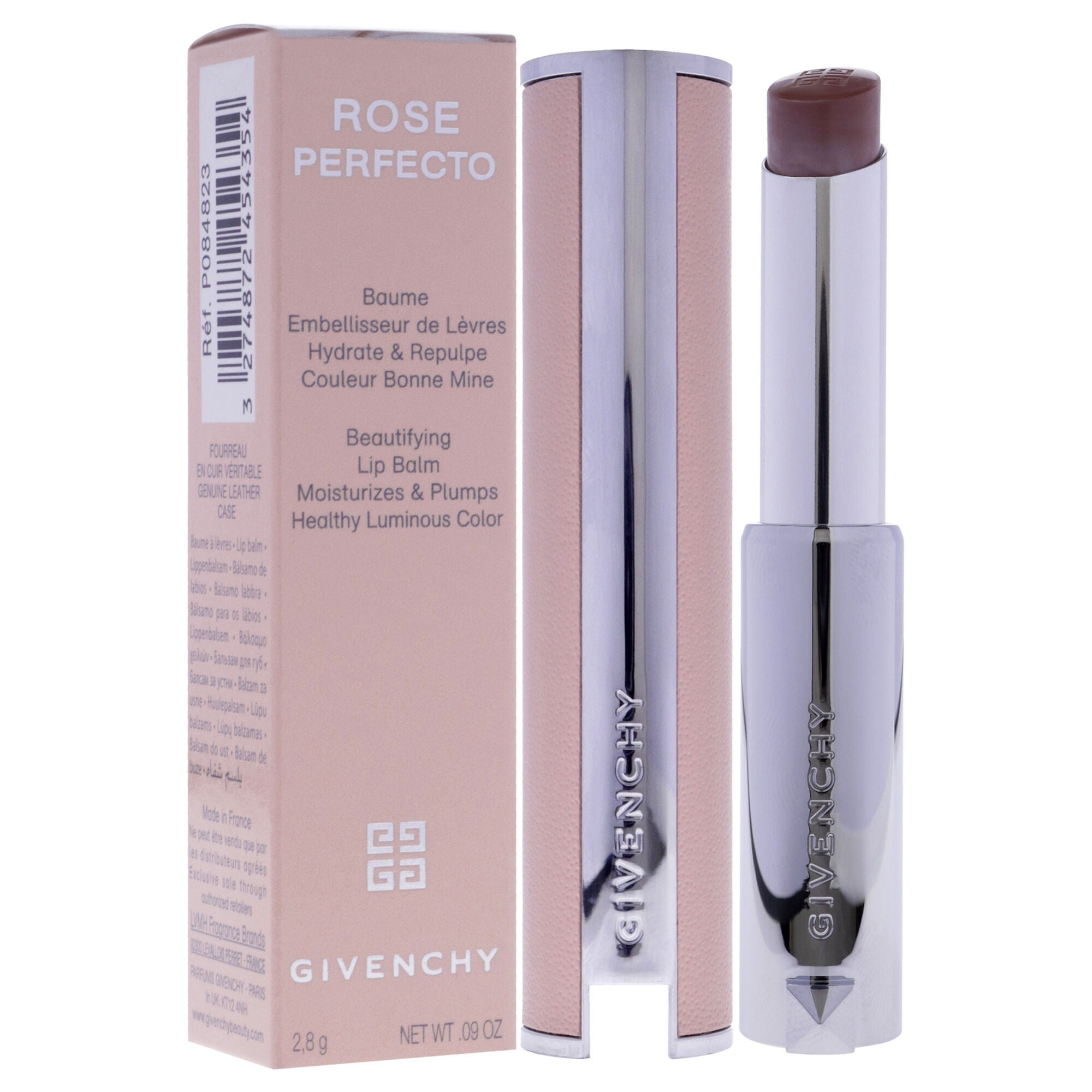 Rose Perfecto Beautifying Lip Balm - 111 Soft Nude by Givenchy for Women - 0.09 oz Lip Balm, See Description, alternate image number 1