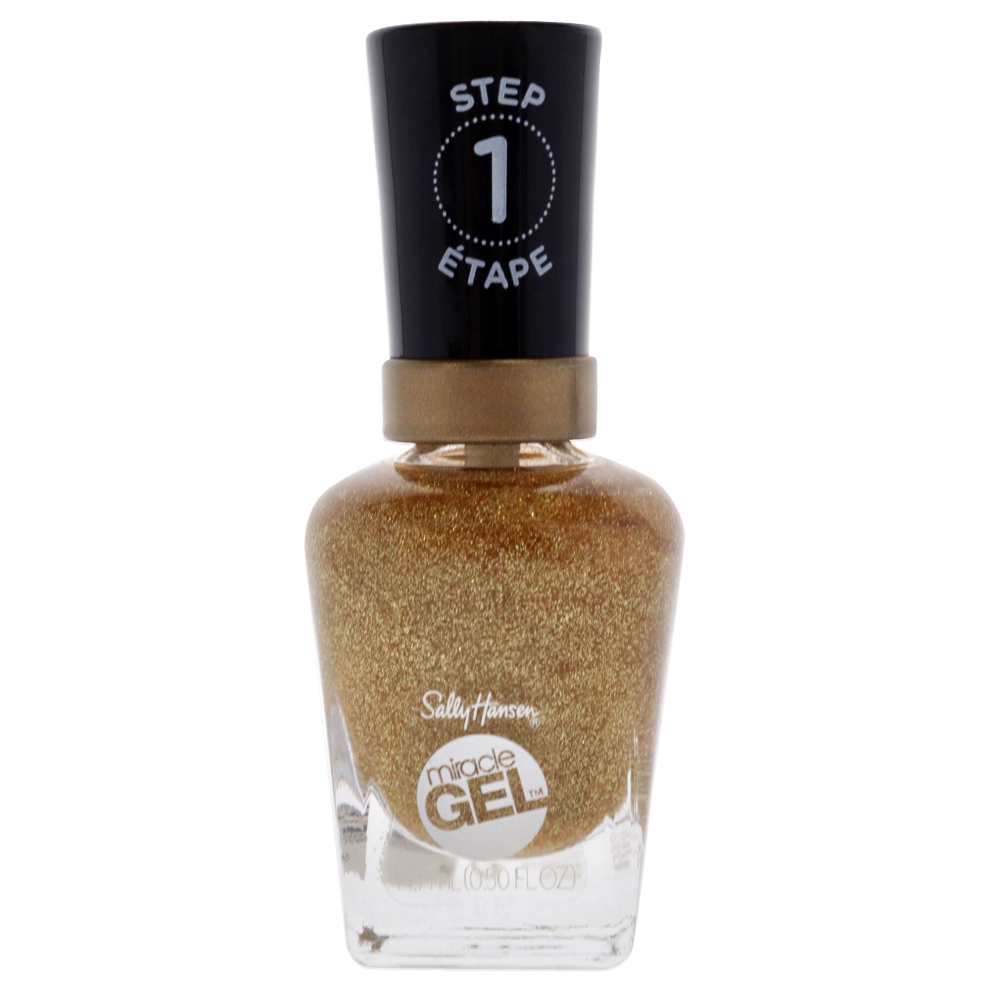 Miracle Gel Nail Polish - 155 Five Golden Blings by Sally Hansen for Women - 0.5 oz Nail Polish, See Description, hi-res image number 0