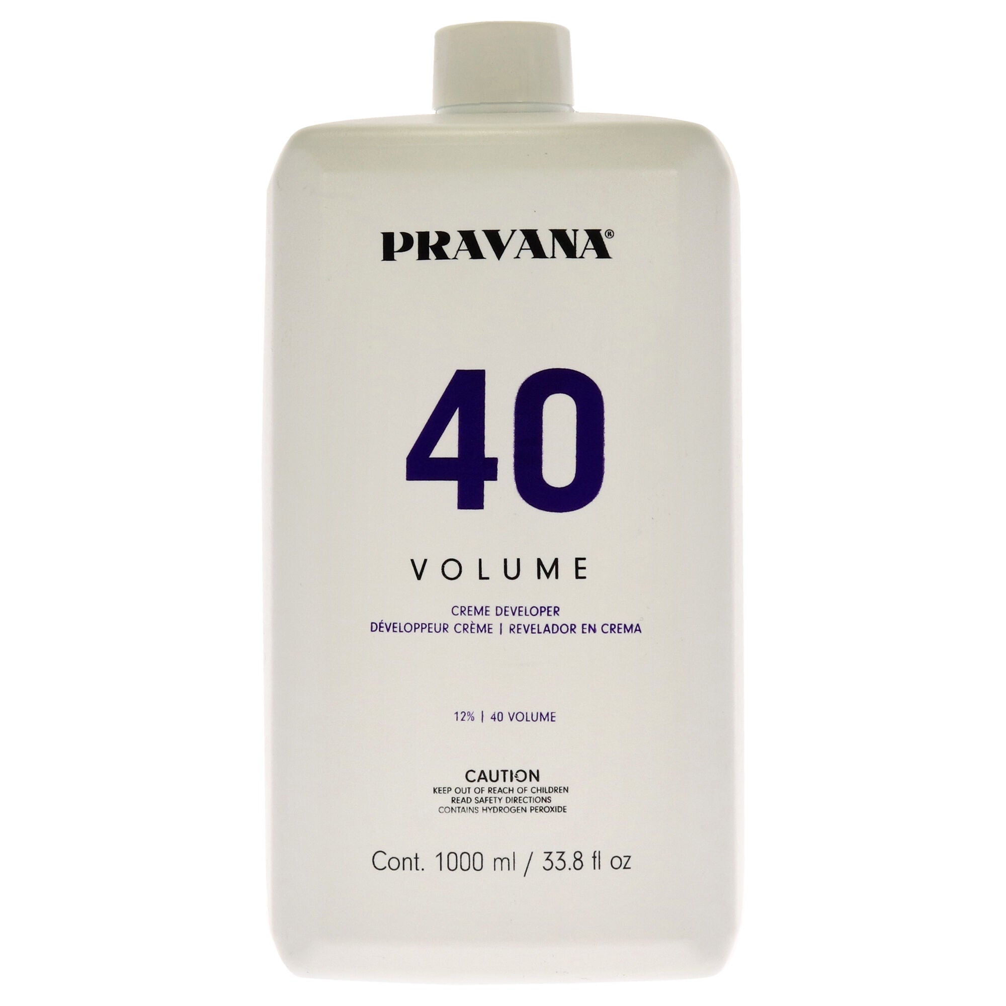 Creme Developer 40 Volume by Pravana for Unisex - 33.8 oz Lightener, See Description, hi-res image number 0