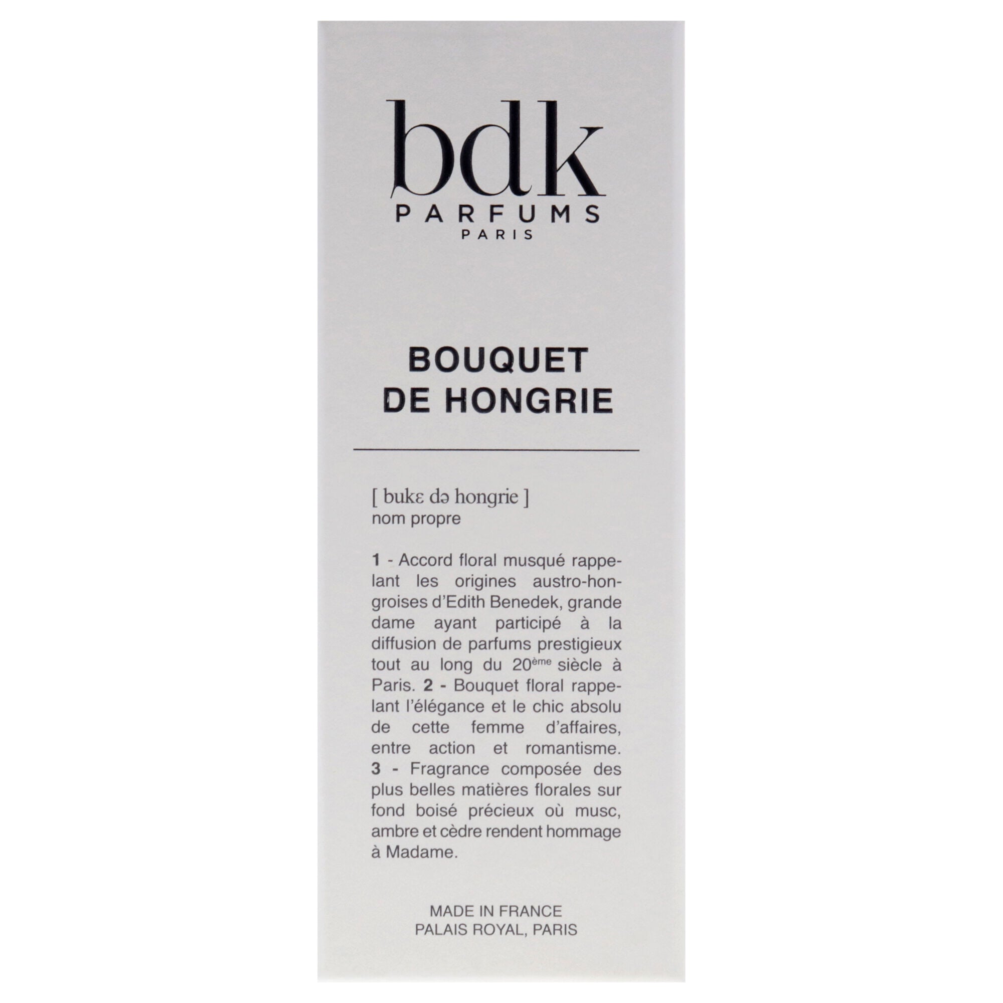 Bouquet De Hongrie by BDK Parfums for Women - 3.4 oz EDP Spray, Clear, alternate image number 5