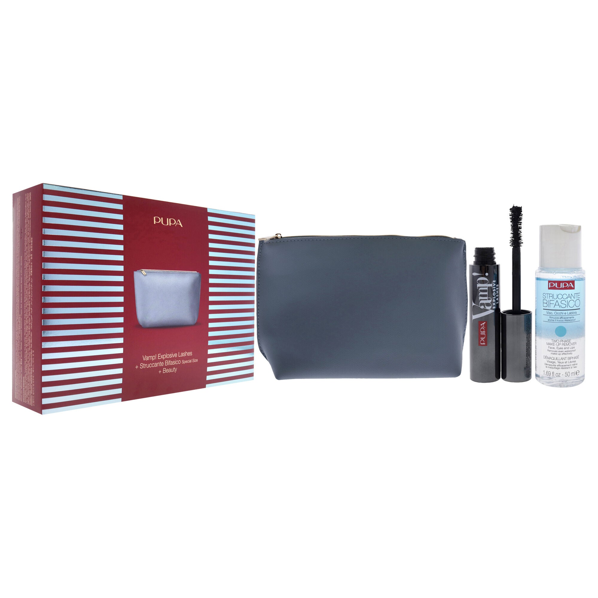 Vamp! Explosive Lashes and Two-Phase Make-Up Remover Set by Pupa Milano for Women - 3 Pc Kit, , alternate image number 5