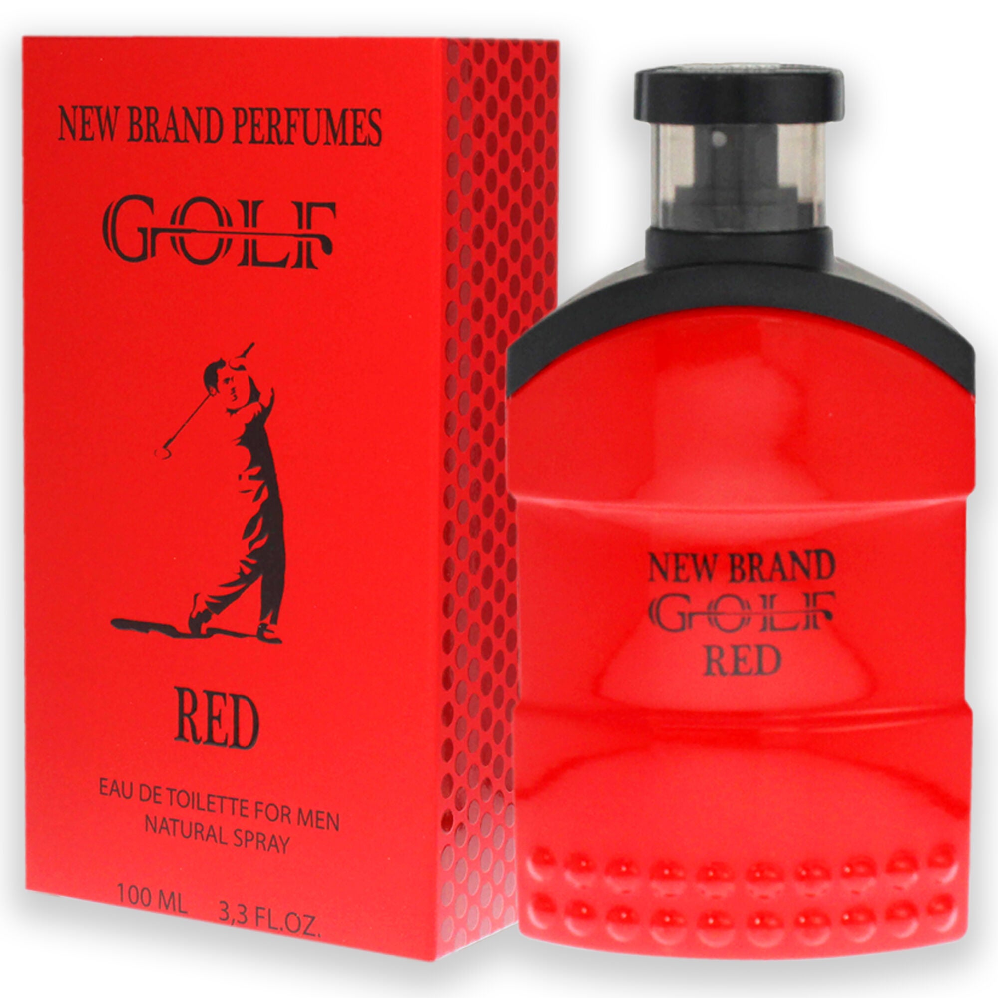 Golf Red by New Brand for Men - 3.3 oz EDT Spray, See Description, alternate image number 3