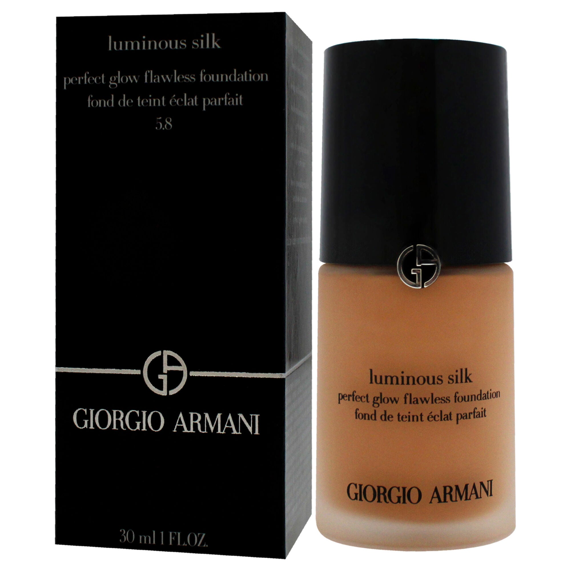 Luminous Silk Foundation - 5.8 Medium-Golden by Giorgio Armani for Women - 1 oz Foundation, See Description, alternate image number 3