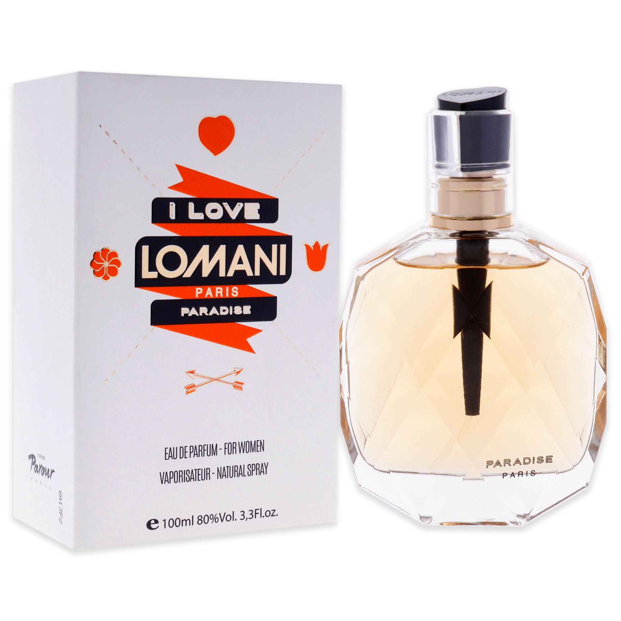I Love Lomani Paradise by Lomani for Women - 3.4 EDP Spray, See Description, alternate image number 2