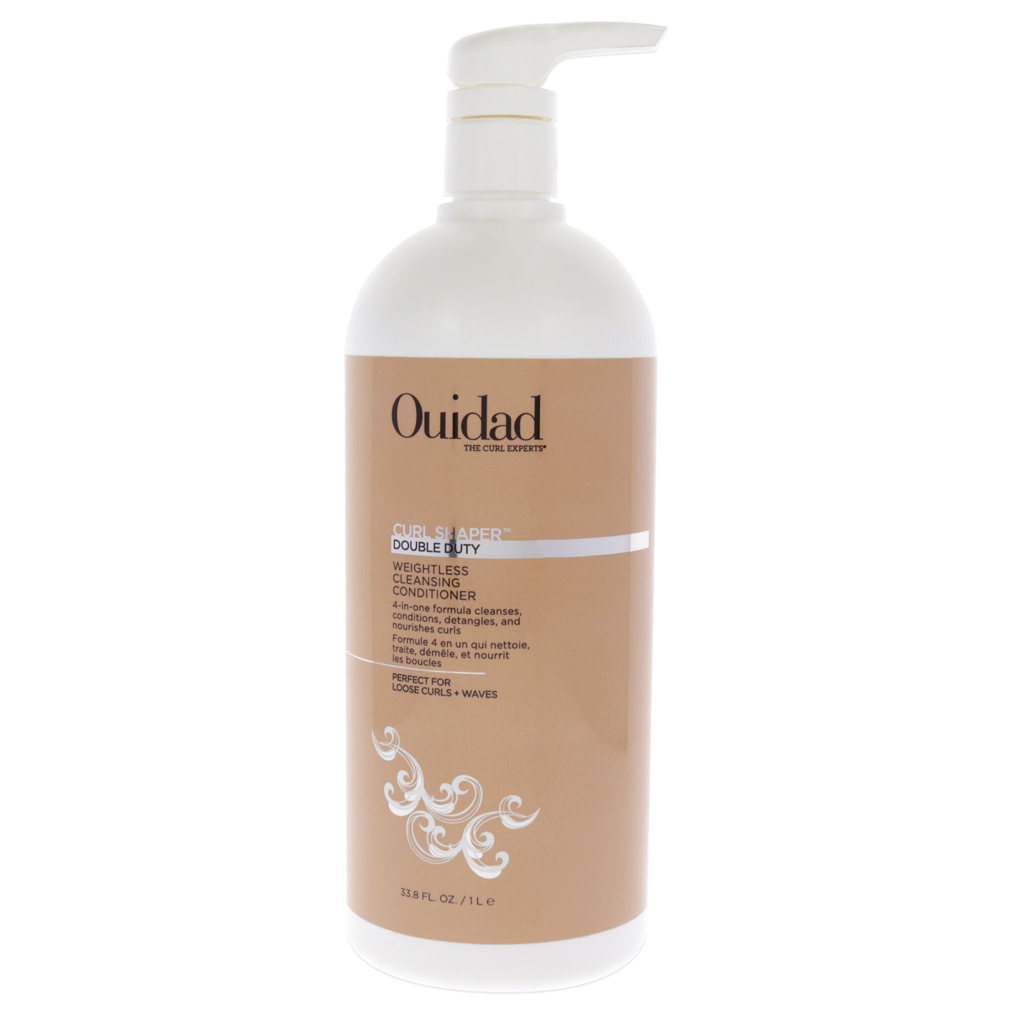 Curl Shaper Double Duty Weightless Cleansing Conditioner by Ouidad for Unisex - 33.8 oz Conditioner, , alternate image number 3