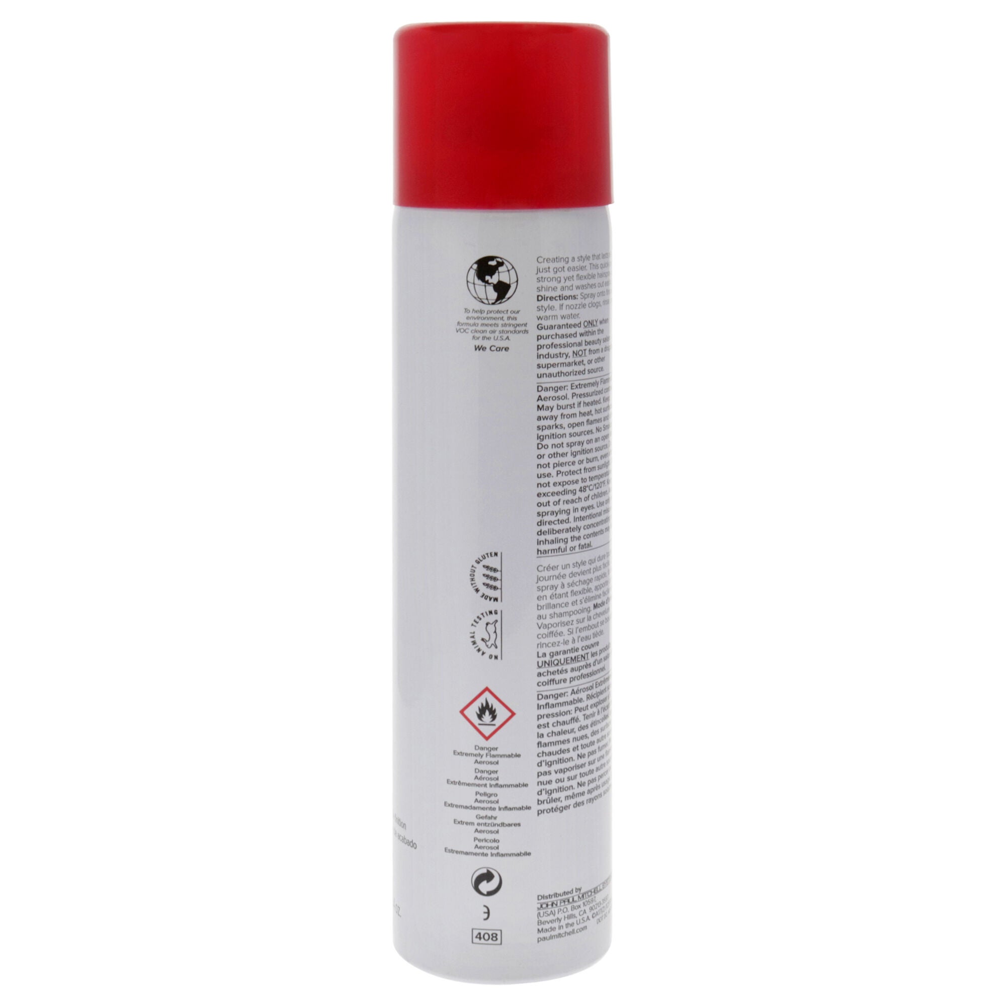 Flexible Style Hold Me Tight Hairspray by Paul Mitchell for Unisex - 9.4 oz Hair Spray, Clear, alternate image number 2