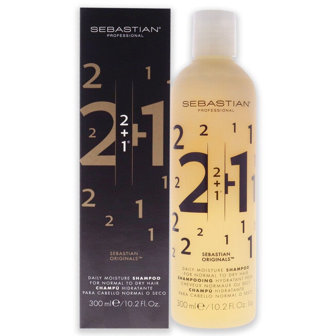 2 Plus 1 Daily Moisture Shampoo by Sebastian for Unisex - 10.2 oz Shampoo, , alternate image number 5