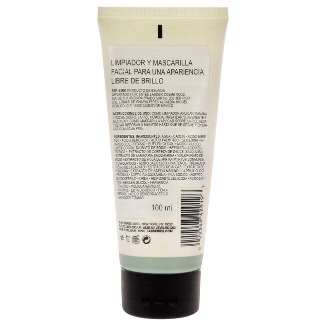 Oil Control Clay Cleanser Plus Mask by Lab Series for Men - 3.4 oz Mask, See Description, alternate image number 2