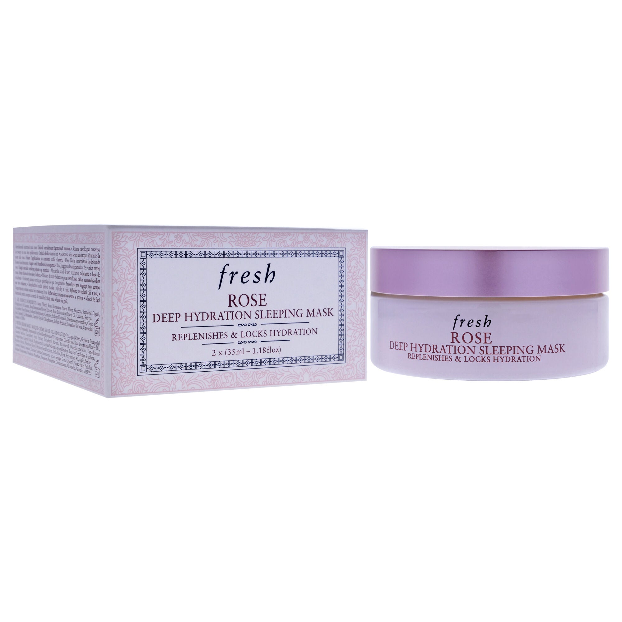 Rose Deep Hydration Sleeping Mask by Fresh for Women - 2.36 oz Mask, , alternate image number 6