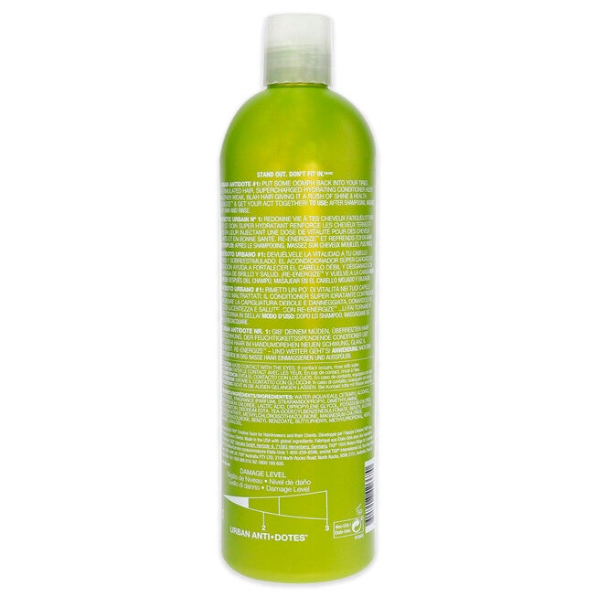 Bed Head Urban Antidotes Re-energize Conditioner by TIGI for Unisex - 25.36 oz Conditioner, , alternate image number null