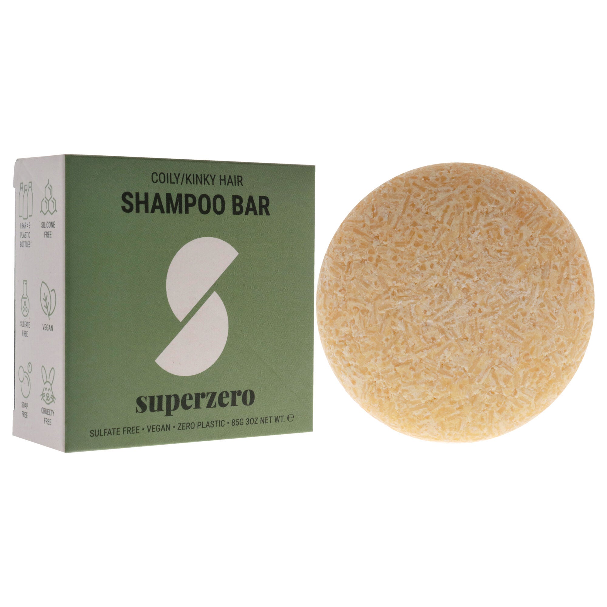 Shampoo Bar - Coily and Kinky Hair by Superzero for Unisex - 3 oz Shampoo, , alternate image number 7