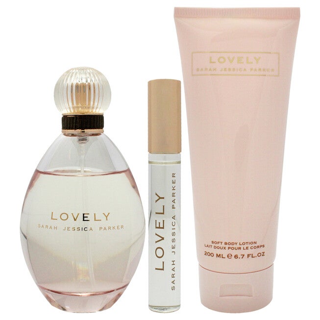 Lovely by Sarah Jessica Parker for Women - 3 Pc Gift Set 3.4oz EDP Spray, 0.34oz EDP RollerBall, 6.7oz Body Lotion, See Description, alternate image number 1