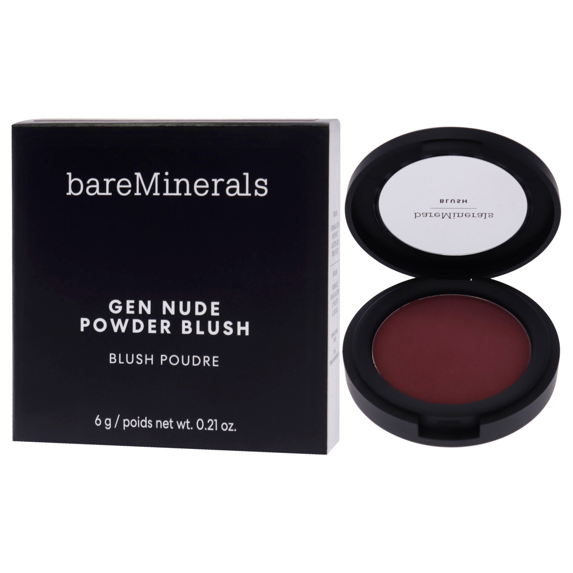 Gen Nude Powder Blush - You Had Me At Merlot by bareMinerals for Women - 0.21 oz Blush, See Description, alternate image number 3
