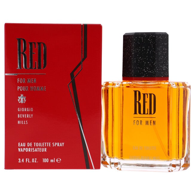 Red by Giorgio Beverly Hills for Men - 3.4 oz EDT Spray, See Description, hi-res image number 0