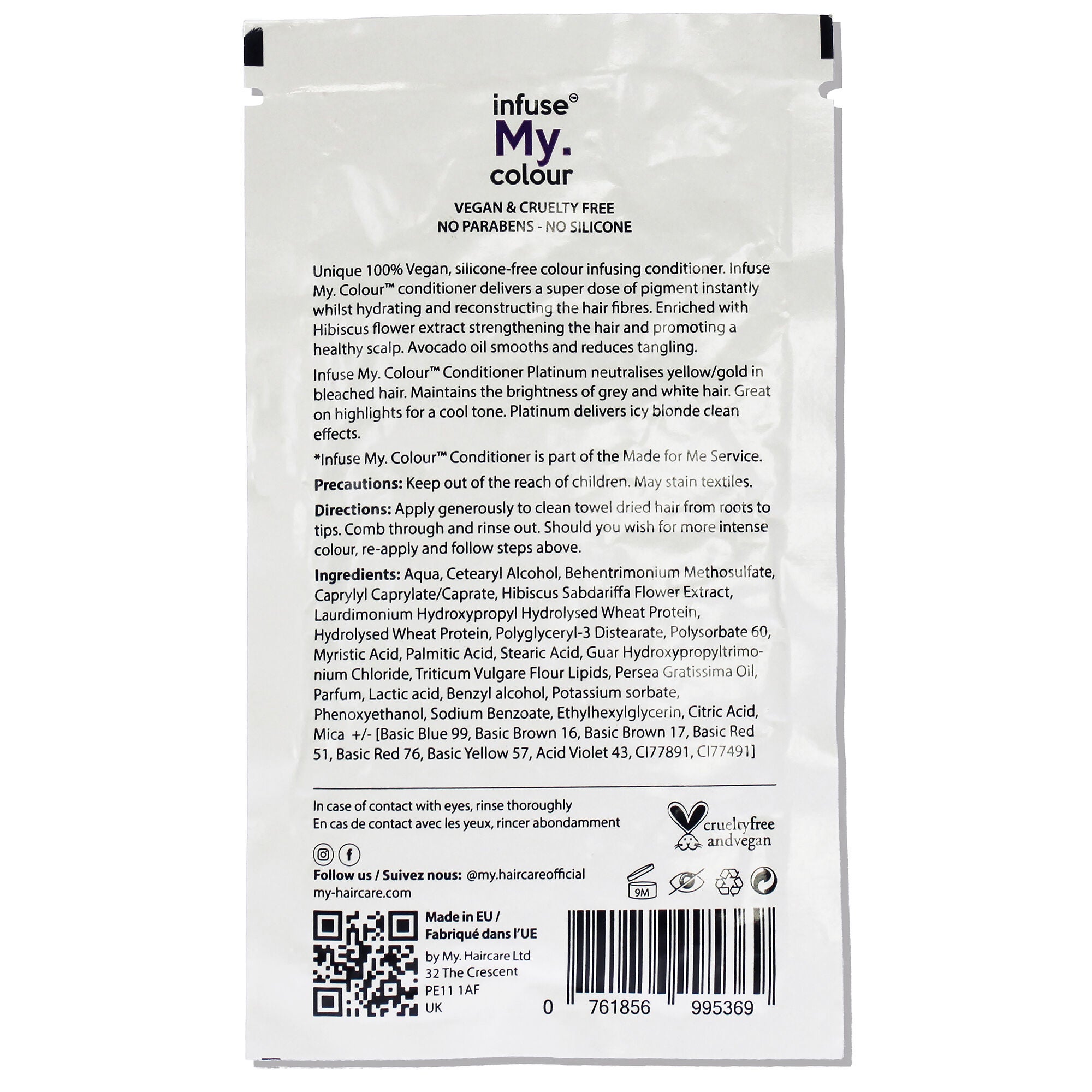 Platinum Conditioner by Infuse My Colour for Unisex - 15 ml Conditioner, See Description, alternate image number 2