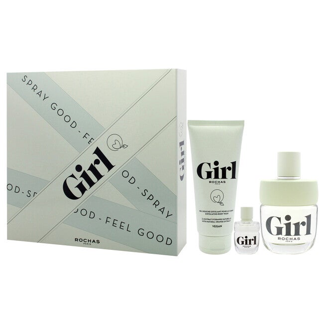 Rochas Girl by Rochas for Women - 3 Pc Gift Set 3.3oz EDT Spray, 3.3oz Body Wash, 0.15oz EDT Spray, , alternate image number 8