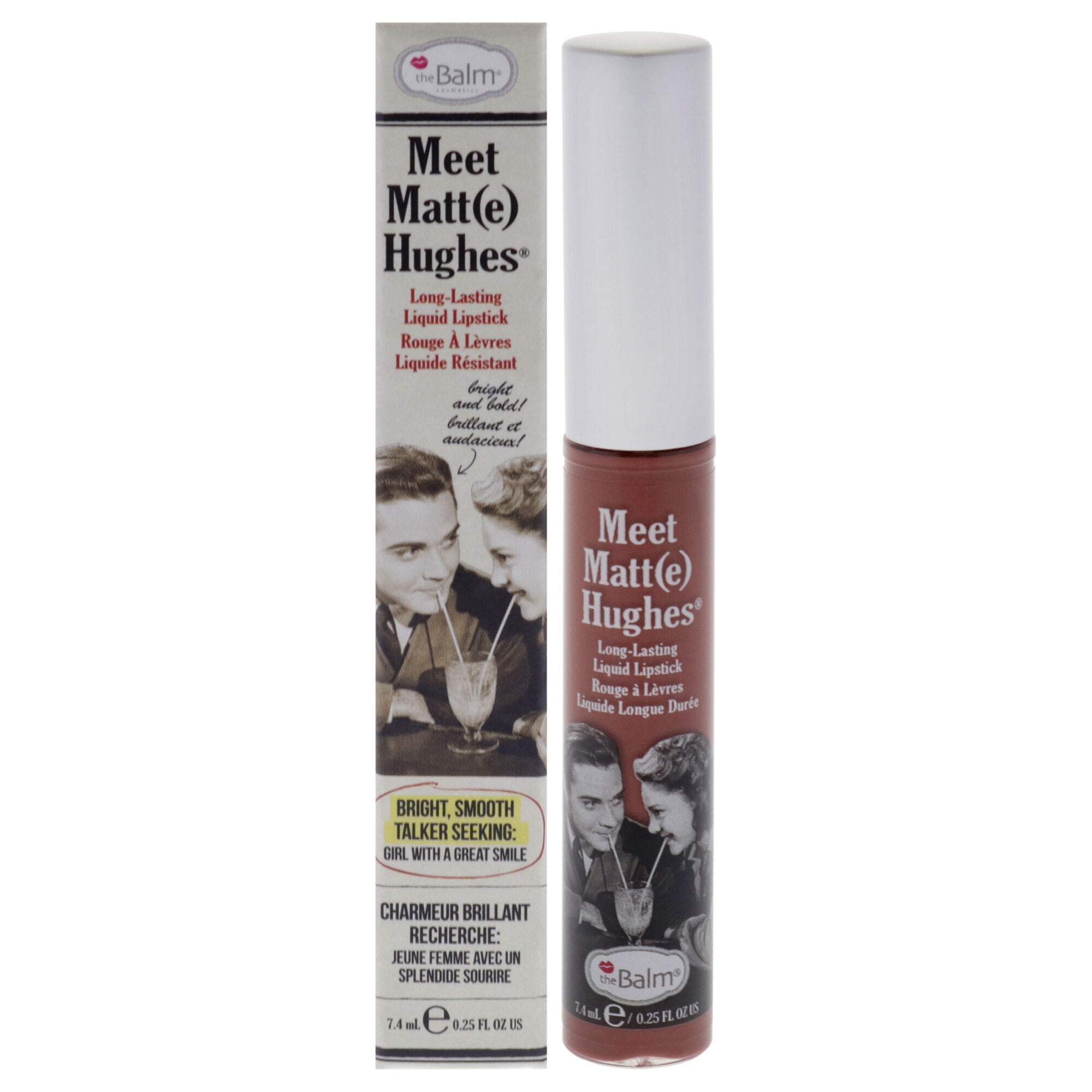 Meet Matte Hughes Long Lasting Liquid Lipstick - Reliable by the Balm for Women - 0.25 oz Lip Gloss, See Description, hi-res image number 0