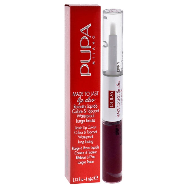 Made To Last Lip Duo - 005 Deep Ruby by Pupa Milano for Women - 0.13 oz Lipstick, See Description, alternate image number 1