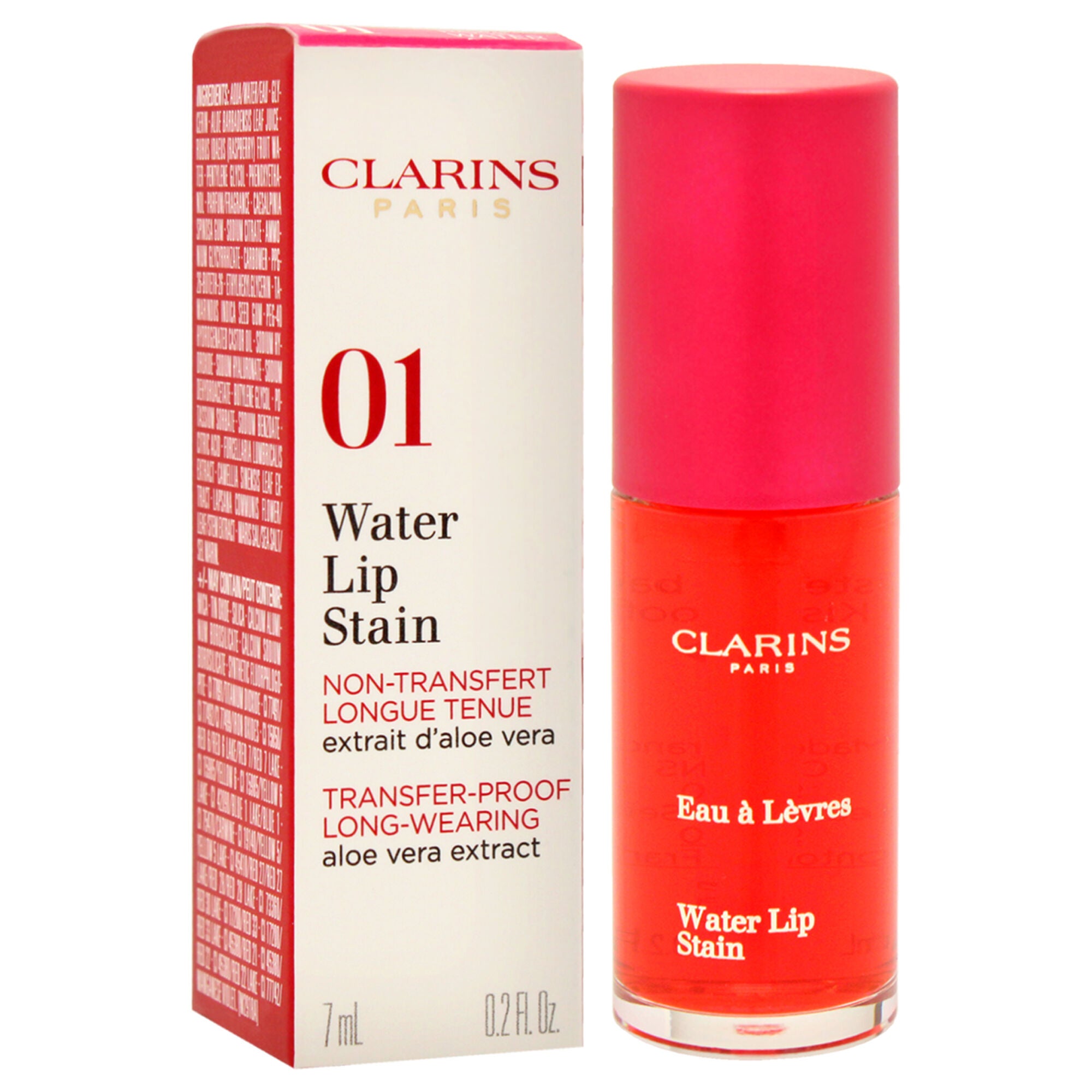 Water Lip Stain - 01 Rose Water by Clarins for Women - 0.2 oz Lipstick, See Description, alternate image number 2