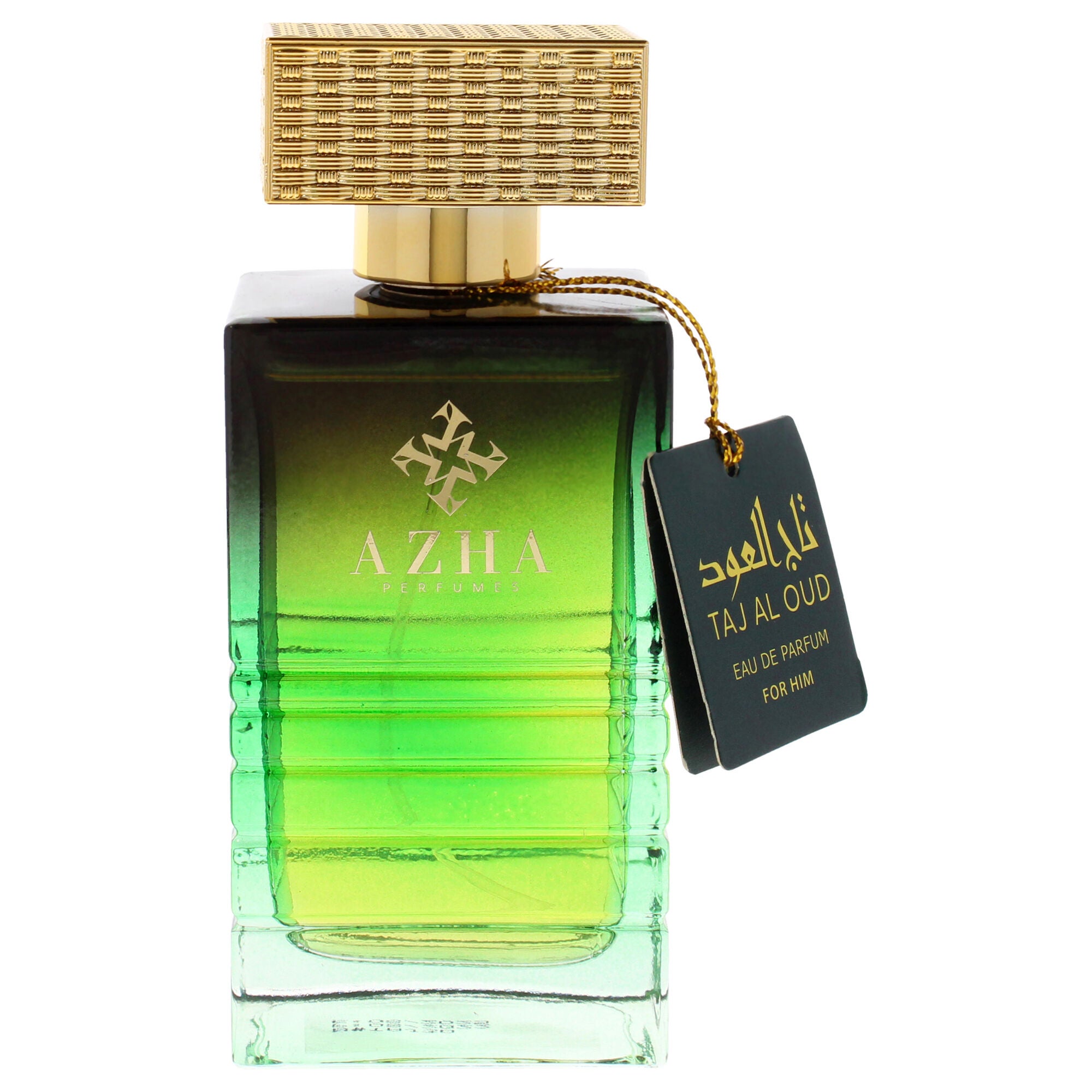Emerald Nebula Collection - Taj Al Oud by Azha for Men - 3.3 oz EDP Spray, Clear, alternate image number 1