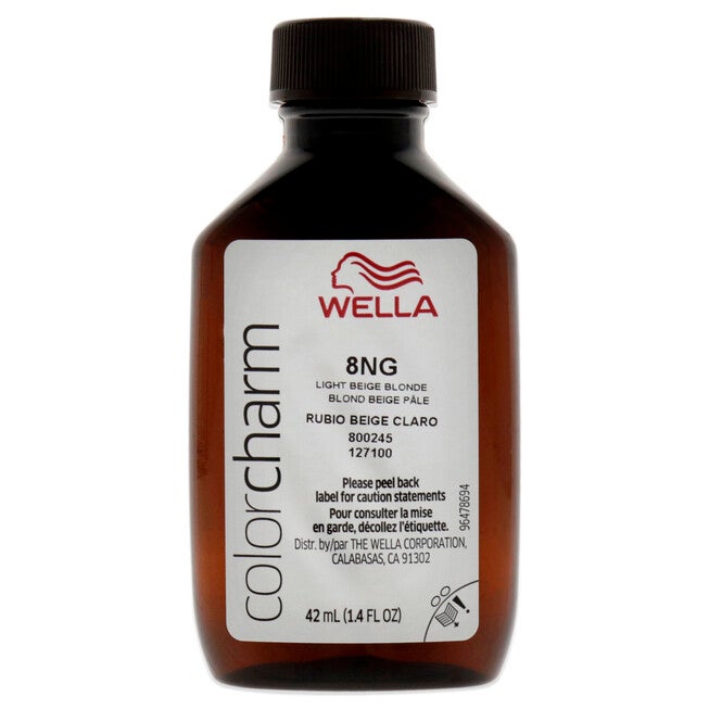Color Charm Permanent Liquid Hair Color - 8NG Light Beige Blonde by Wella for Unisex - 1.42 oz Hair Color, See Description, alternate image number 1