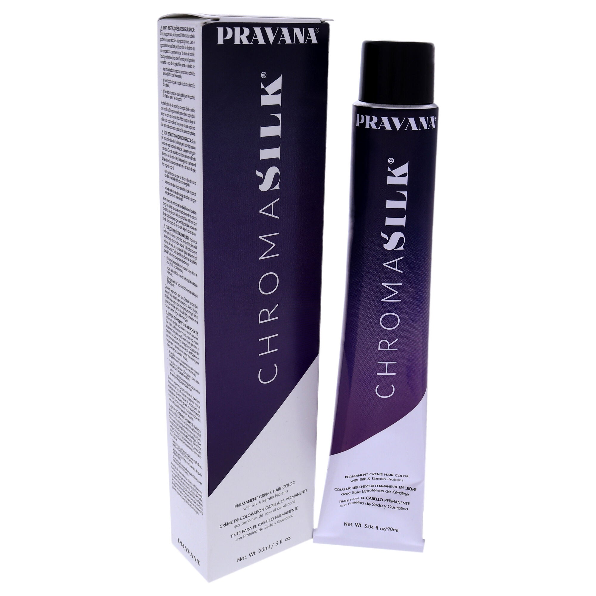 ChromaSilk Creme Hair Color - 6.1 Dark Ash Blonde by Pravana for Unisex - 3 oz Hair Color, See Description, alternate image number 3